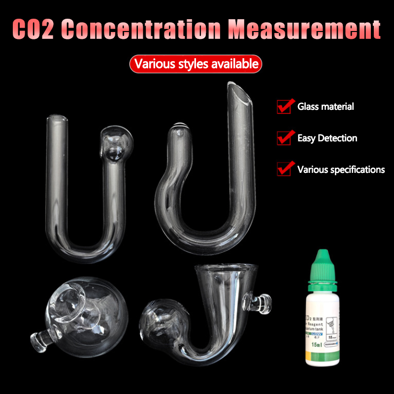 Planted Aquarium Test Kit - 확산 유리 CO2 드롭 검사기 수족관
