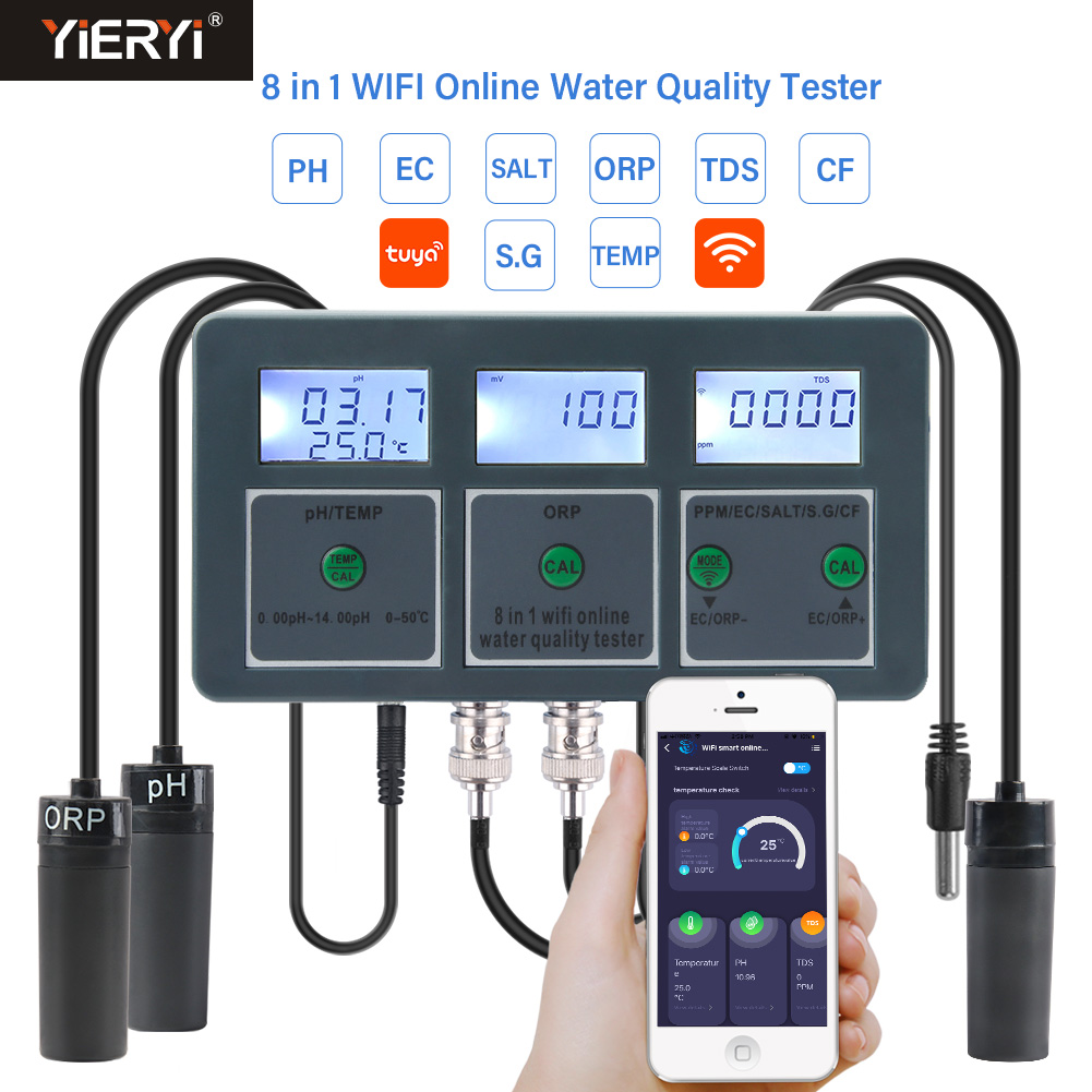 Planted Aquarium Test Kit - WiFi Tuya 스마트 PH 측정기 데이터