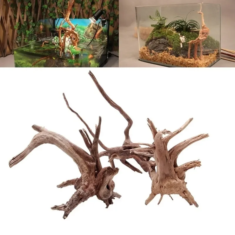Aquarium Planted Soil - 천연 나무 줄기 유목 수족관 어항,