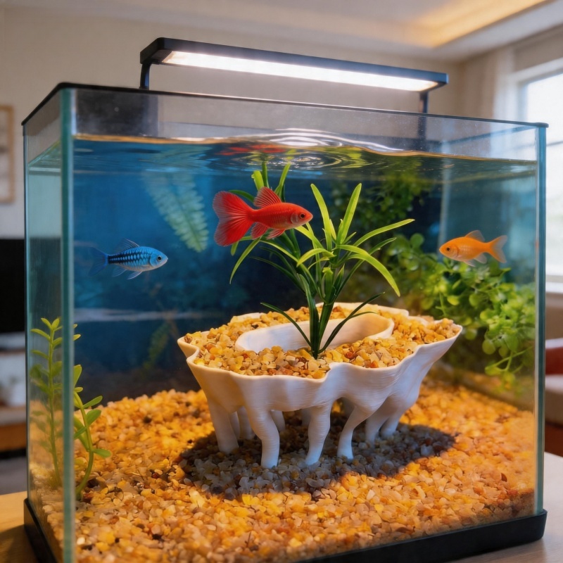 Aquarium Planted Soil - 3D 프린팅으로 제작된 나무 뿌리 모양의