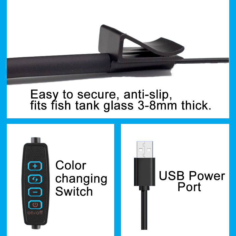 USB 수족관 LED 램프 어항 조명 장식 수생 식물  - Led Planted Tank Light 리뷰 및 가격