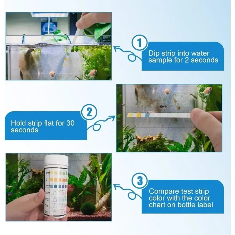 핫세일 수족관 테스트 스트립 PH 테스트 스트립 수질  - Planted Aquarium Test Kit 리뷰 및 가격