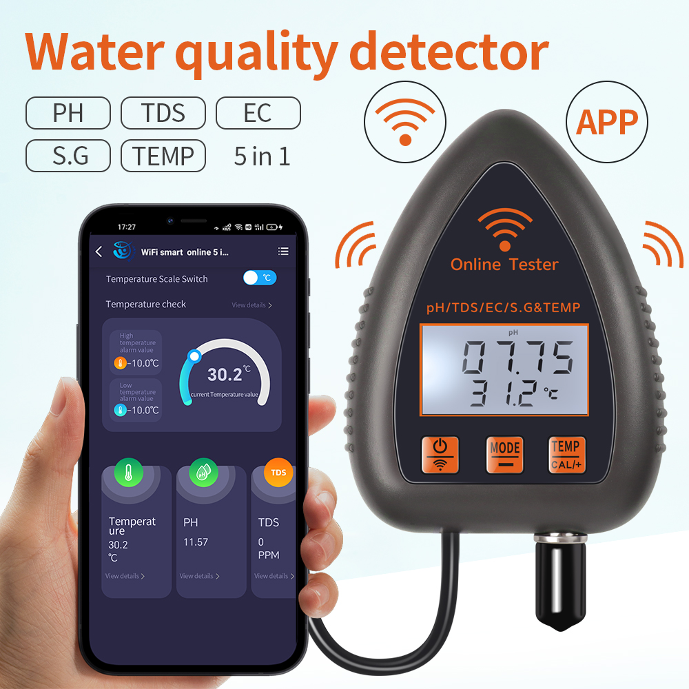 Tuya WiFi 5 in 1 TDS/EC/SALT/S - Planted Aquarium Test Kit 리뷰 및 가격