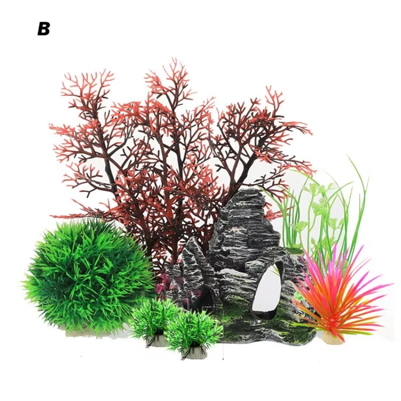 10개입 인기 신상품 플라스틱 시뮬레이션 수족관 장식  - Aquarium Plants For Sale 리뷰 및 가격