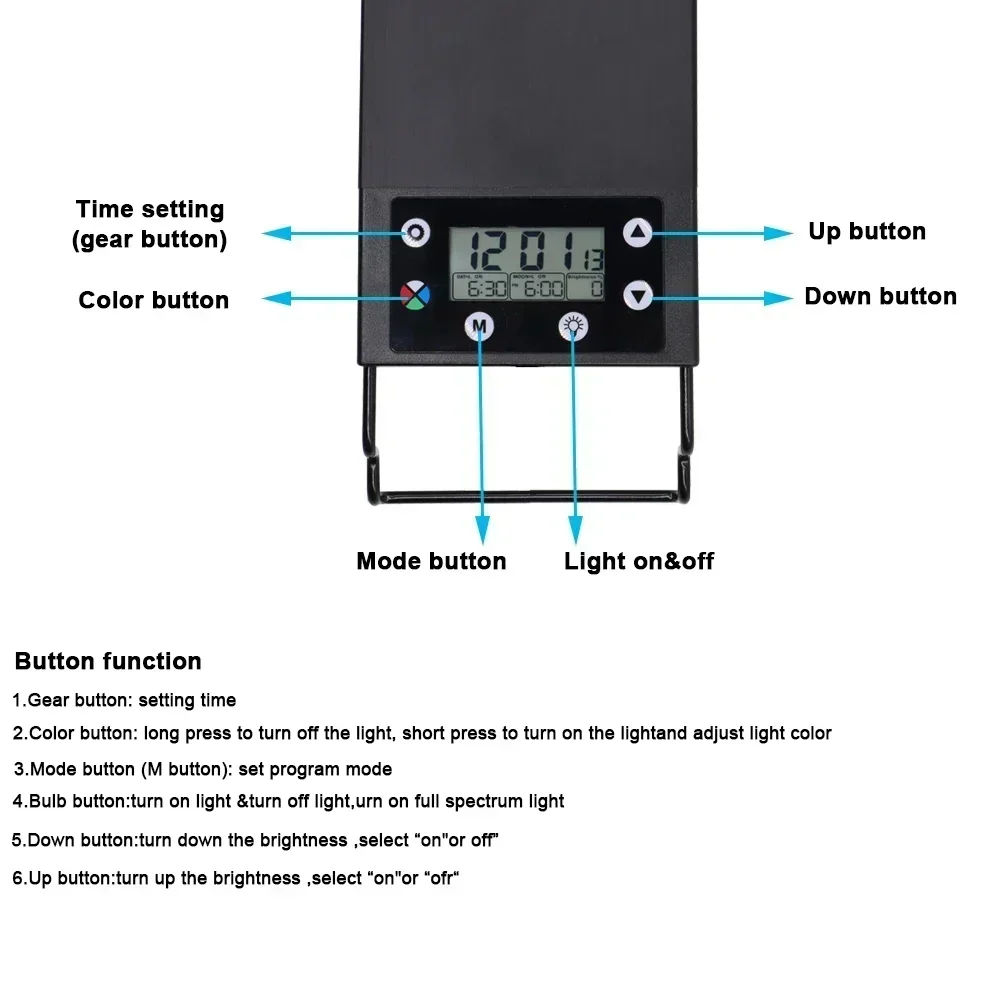 IP68 방수 수족관 LED 조명, 수생 식물 성장 램 - Led Planted Tank Light 리뷰 및 가격