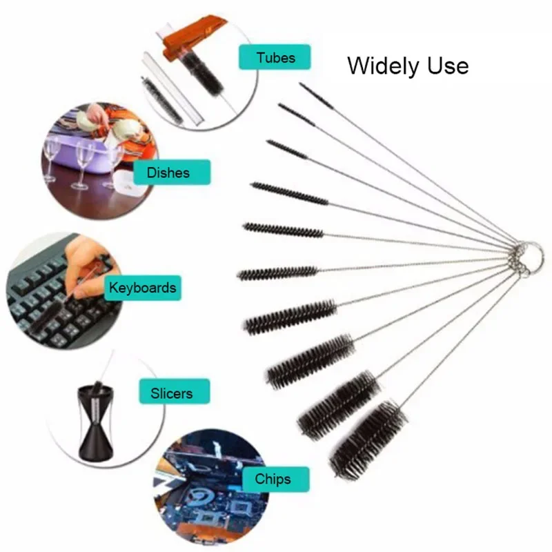 10 개/대 수족관 튜브 파이프 청소 브러시 ​​스테인 - Planted Aquarium Tools 리뷰 및 가격