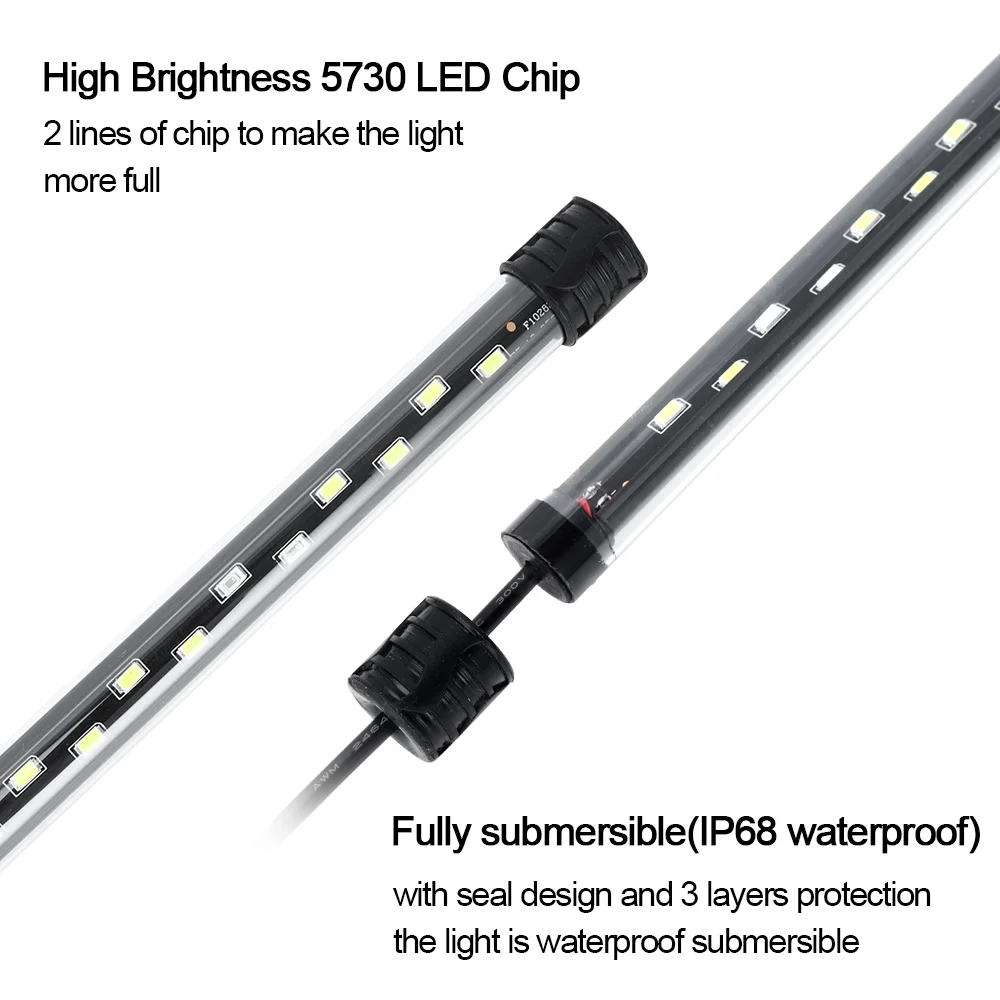 58CM 수족관 빛 LED 식물 성장 램프 방수 물고기 - Led Planted Tank Light 리뷰 및 가격