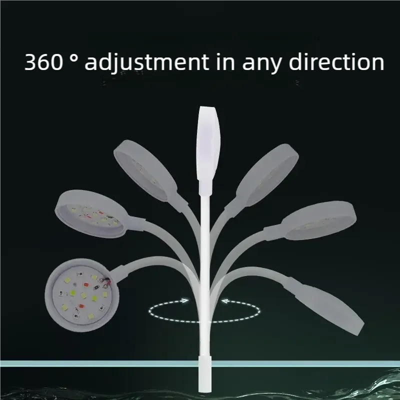 3W LED 클립형 수족관 조명 풀 스펙트럼 USB 어 - Led Planted Tank Light 리뷰 및 가격