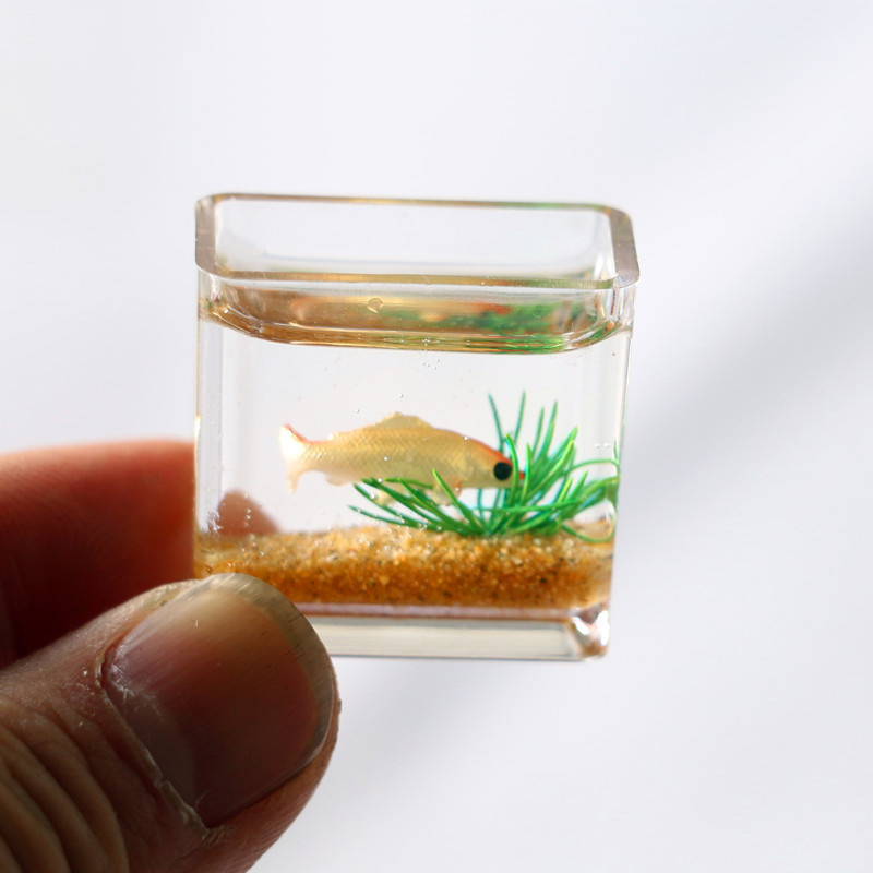 1:12 미니 인형 집 시뮬레이션 유리 어항, 수족관  - Planted Aquarium Photos 리뷰 및 가격