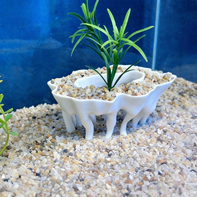 3D 프린팅으로 제작된 나무 뿌리 모양의 수족관 식물, - Aquarium Planted Soil 리뷰 및 가격