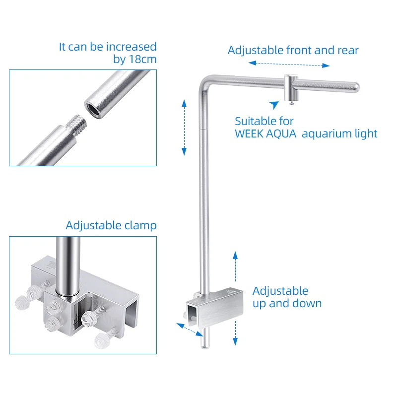 주간 아쿠아 라이트 스탠드 범용 알루미늄 합금 수족관  - Led Planted Tank Light 리뷰 및 가격