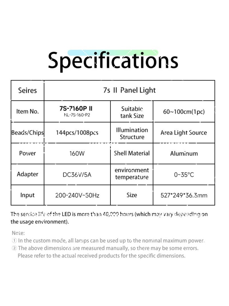 수족관 LED 조명 160W RGB 풀 스펙트럼 WIF - Aquarium Planted Tank 리뷰 및 가격